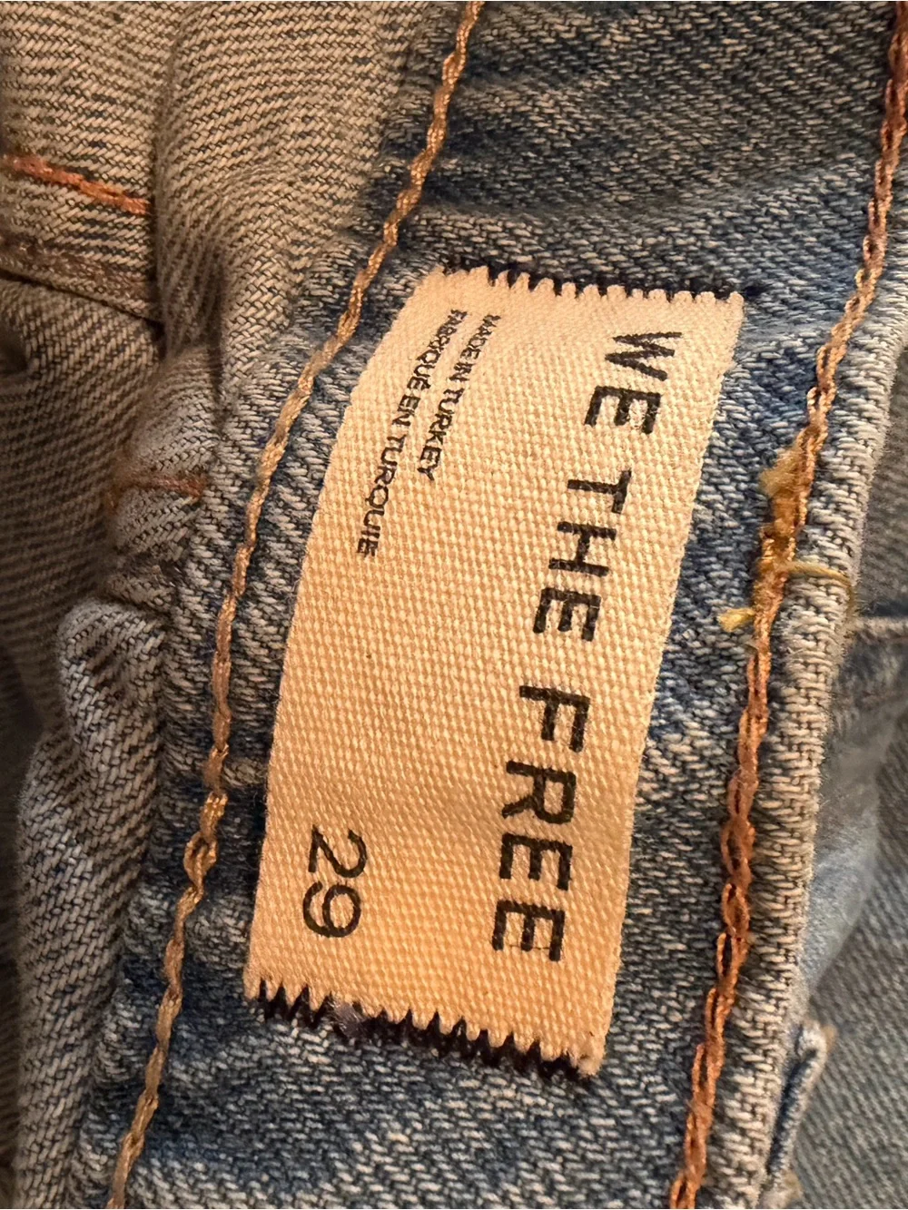 Free People Montana Denim Shorts Blue Size 29